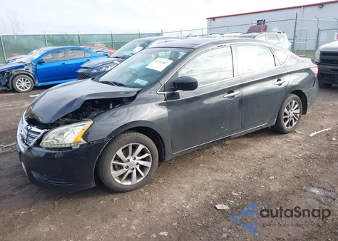 2013 Nissan Sentra Sv z USA, uszkodzony, nr VIN 3N1AB7AP5DL673638